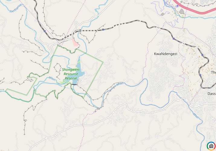 Map location of Dassenhoek